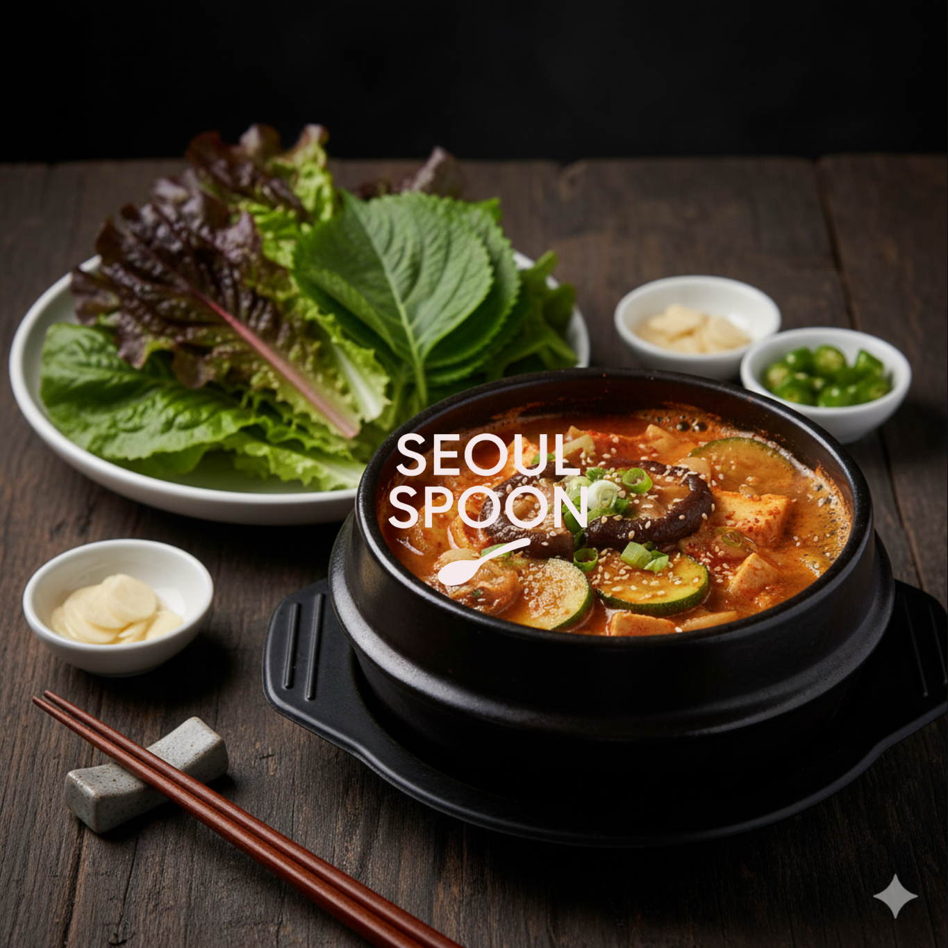 강된장 (Thick Soybean Paste Stew)