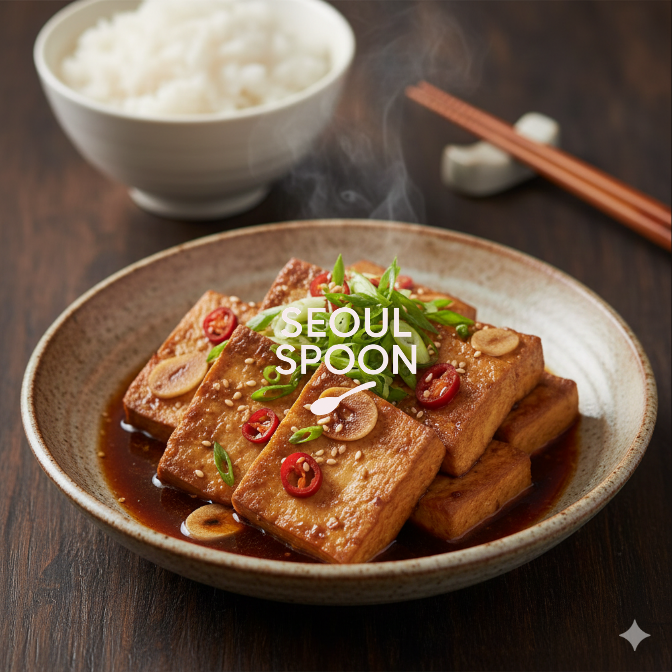 두부조림 (Braised Tofu)