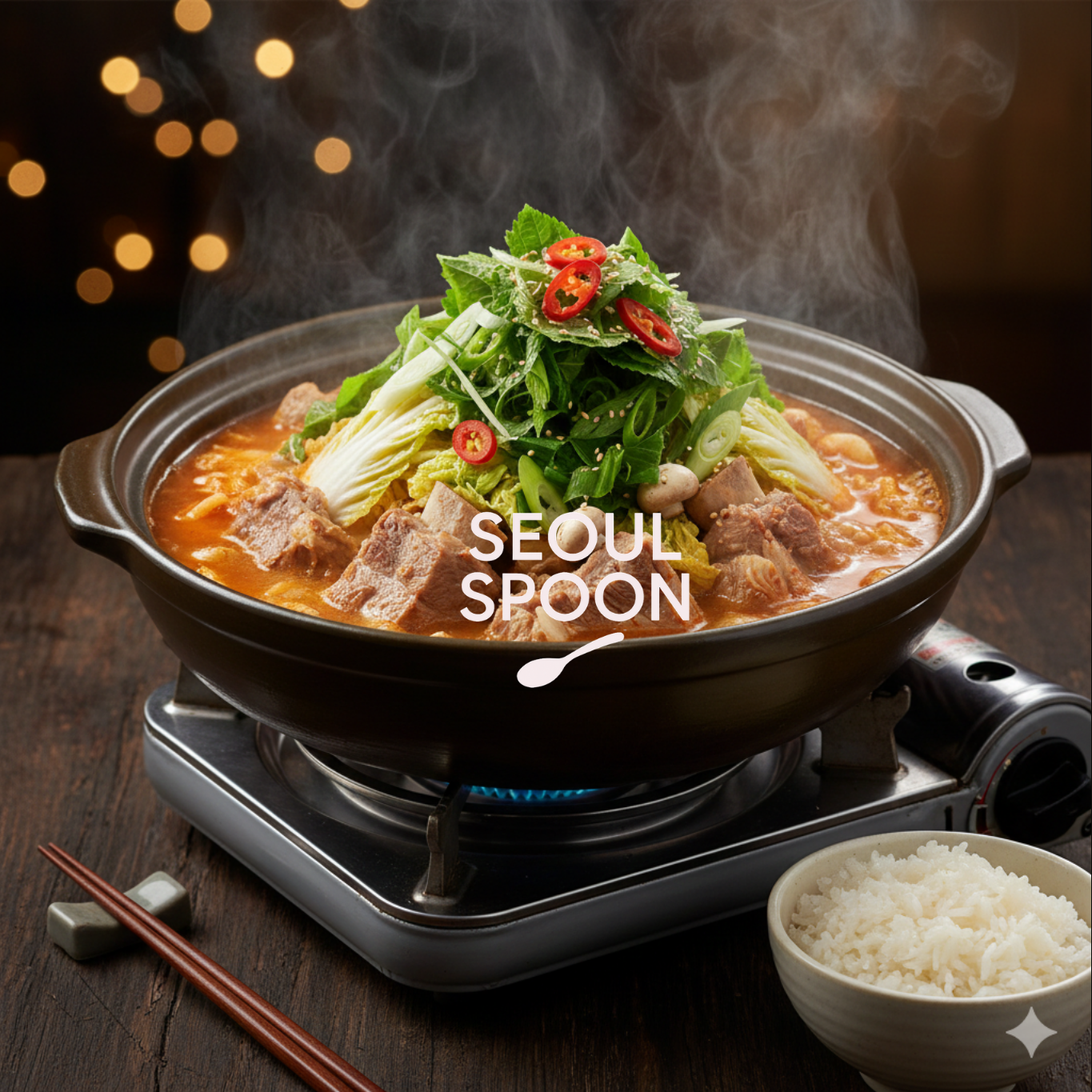 감자탕 (Pork Back Bone Stew)